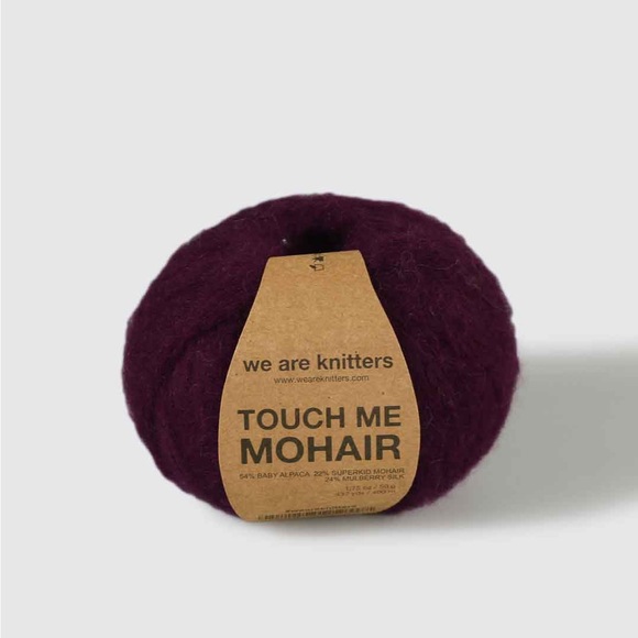 NWT We Are Knitters Touch Me Mohair Bordeaux Maroon Lace Weight Yarn Bundle 4 - Picture 7 of 15